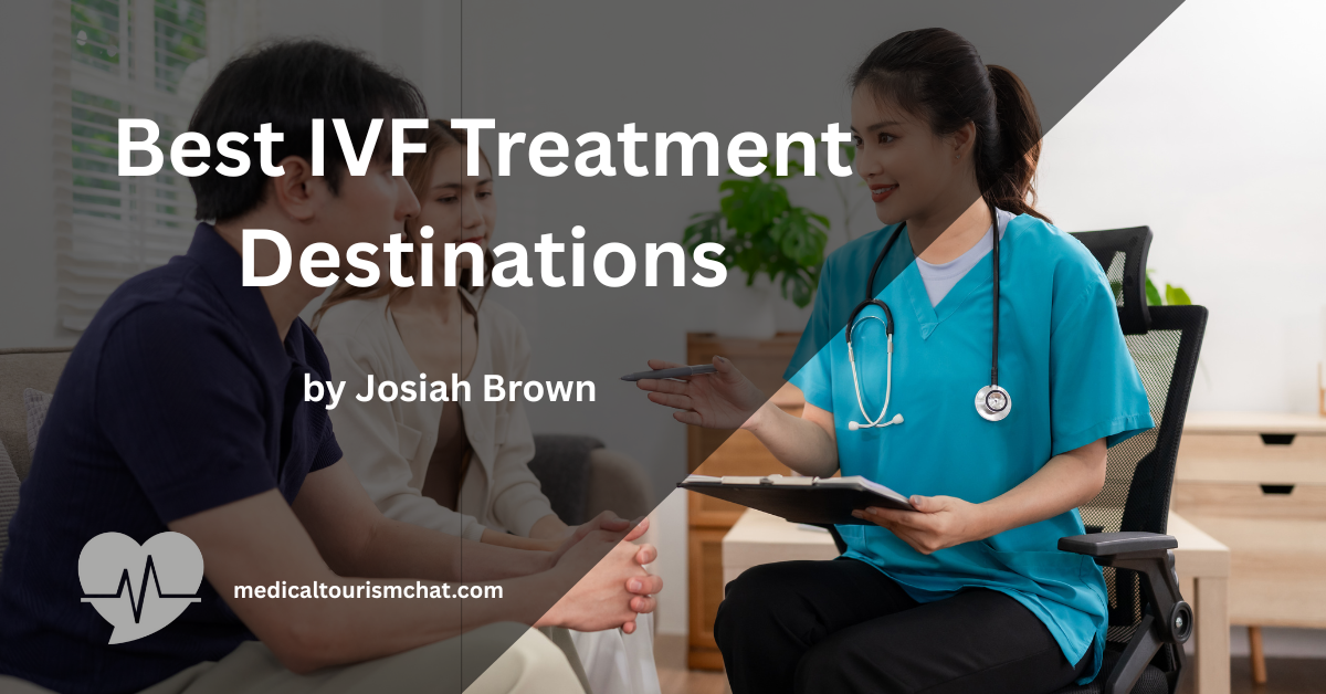 Couple consulting with a fertility specialist about IVF options abroad